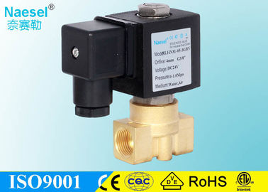 Brass Acl Solenoid Valves , 1 / 4 " BSPP Thread 3.0 Orifice Pilot Operated Directional Control Valve