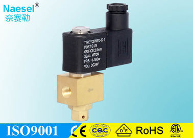 flow adjustable solenoid valve for fuel diesel oil  1 / 8 inch bspp
