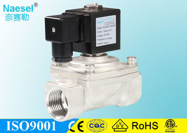 Stainless Steel Air Ride Solenoid Valves , Direct Lifting 2 Way Hydraulic Solenoid Valve