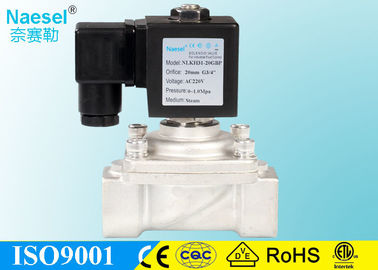 0 Psi Solenoid Control Valve Pressure Started Steam Direct Lifting 3 / 8 - 2 Inch Size