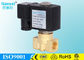Brass Acl Solenoid Valves , 1 / 4 " BSPP Thread 3.0 Orifice Pilot Operated Directional Control Valve