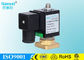 12V 3 Port 2 Way Direct Acting Solenoid Valve Normally Closed Brass Relief