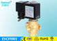 Flow Direction Control 3 Way Solenoid Valve Normal Closed For Steam Sterilizer