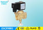 Adjustable Solenoid Control Valve Brass / 430 / FKM Material For Gas LPG