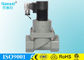 UPVC solenoid valve isolation piston structure with long life span