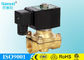 1 / 2 Inch Solenoid Shut Off Valve For Water With IP65 DIN Terminal Coil