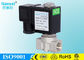 AC DC Bi - Stable Latching Solenoid Valve , Non Heating Up Low Coil Miniature Solenoid Valve