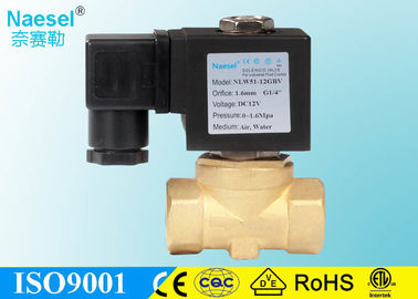 12mm Orifice EMC Solenoid Valve , Brass / Stainless Steel Solenoid Pressure Relief Valve